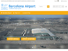 Tablet Screenshot of barcelonaairportbcn.com